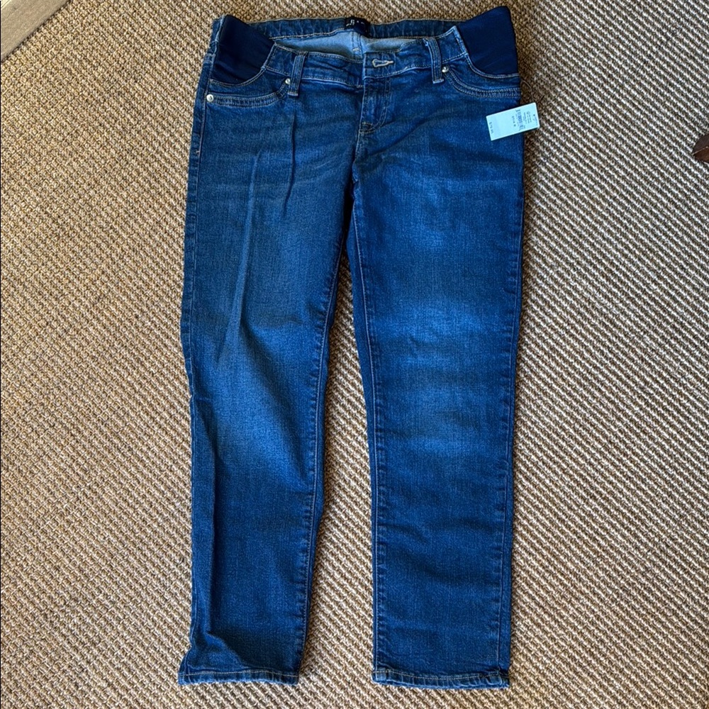 GAP Blue Maternity Jeans with Classic Denim Appeal